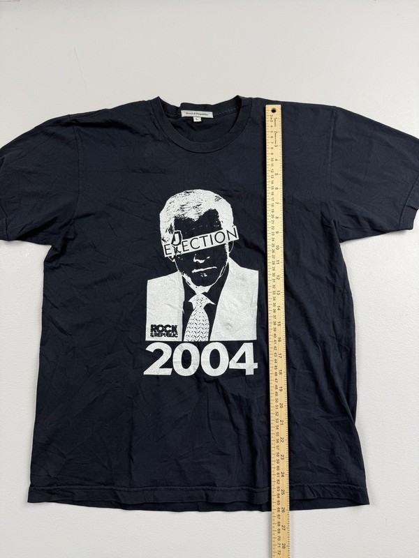 Vintage Rock & Republic Shirt Mens Large Black 2004 Election Graphic Tee Top gallery