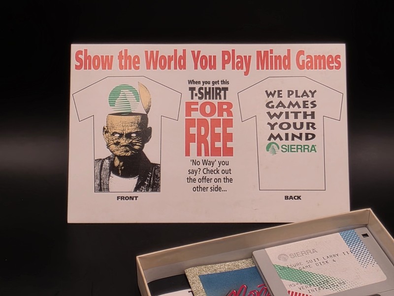 Vintage Rare Original Sierra Games Twisted "We Play Games With Your Mind" M Tee gallery