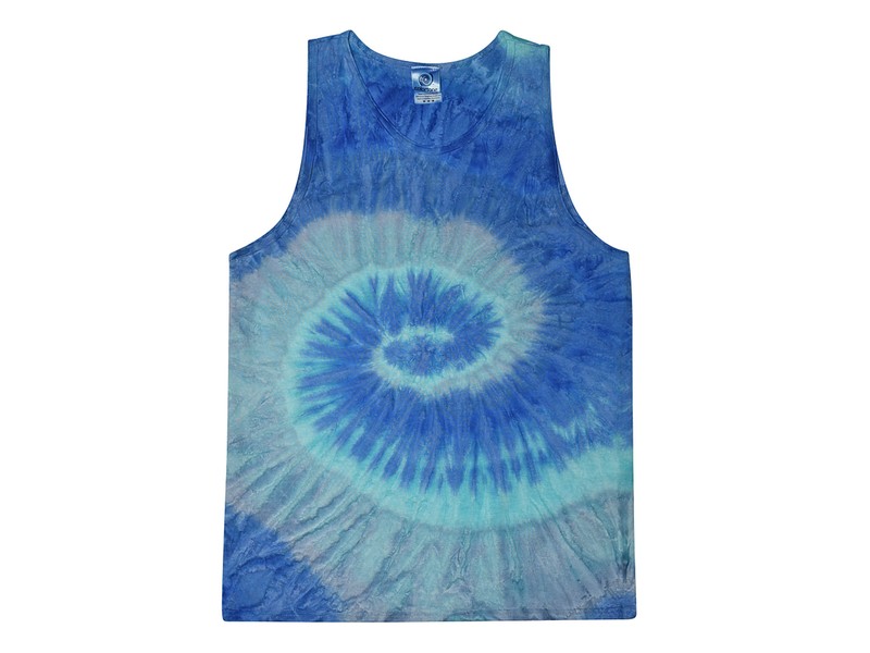 Multi-Color Tie Dye Tank Tops Sleeveless T-Shirts Adult S to XXXL Cotton gallery