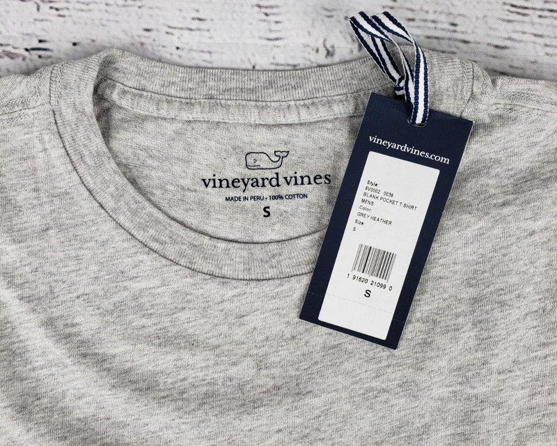 Men’s Vineyard Vines Gray Short Sleeve T-Shirt Size Small (S) - New With Tags gallery