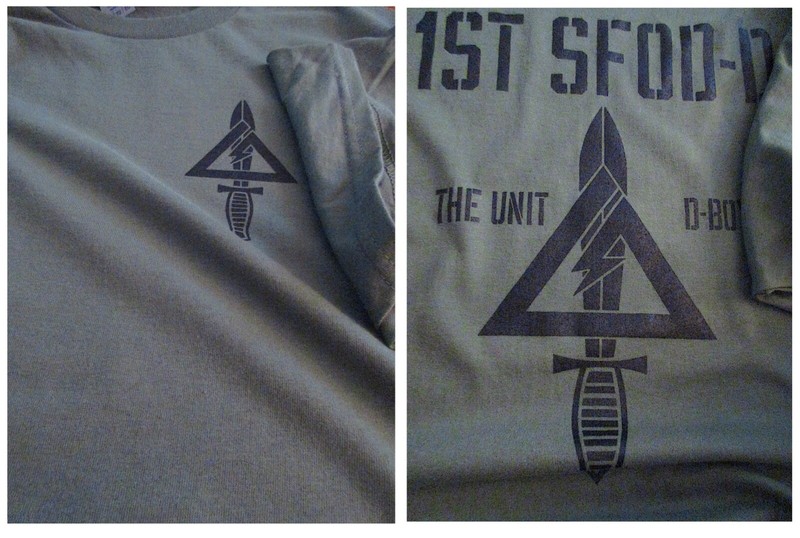 Delta Force Airborne (1st SFOD-D) Fort Bragg Unit Silk-Screened T-Shirt MEDIUM gallery