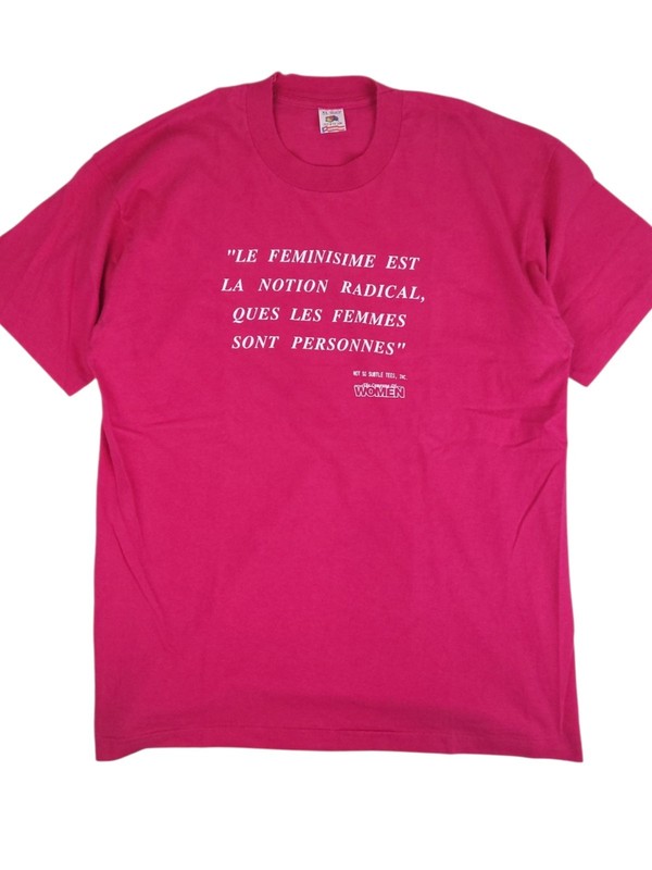 Vtg 1980s Cheris Kramarae Quote T Shirt Size Xl Not So Subtle Tees, Inc
