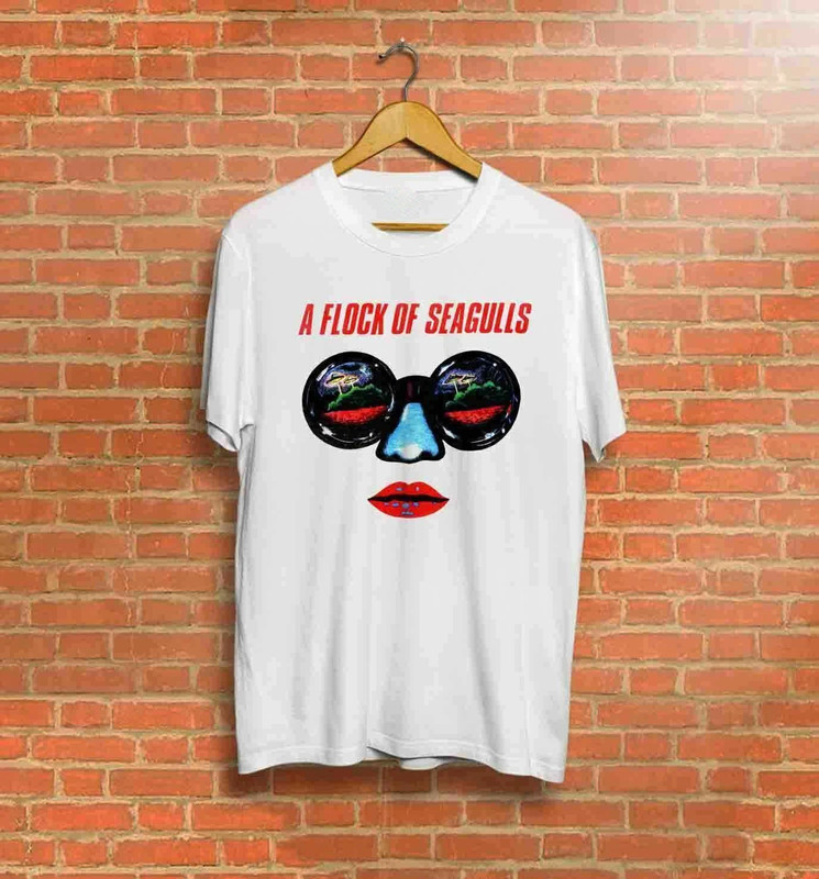 A FLOCK OF SEAGULLS Band Cotton White S-234XL Unisex Tee Shirt BL429
