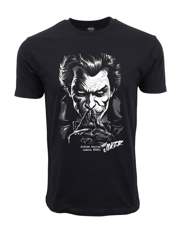 Batman The Joker Arkham Asylum Inmate Graphic T shirt
