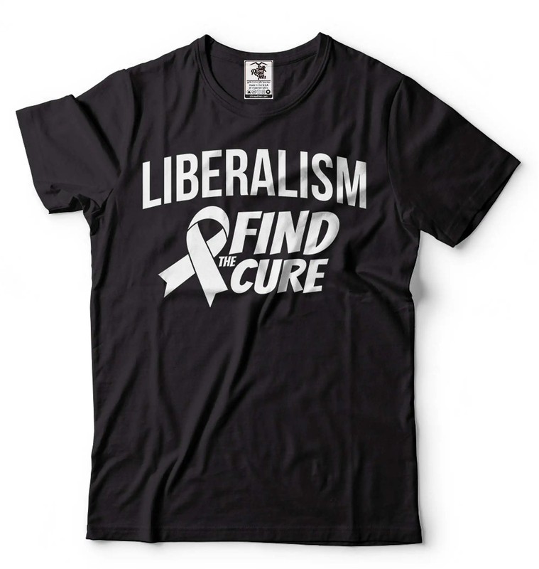 Liberalism Find Cure Shirt Funny Political Tee Anti Liberal Shirt Republican Tee gallery