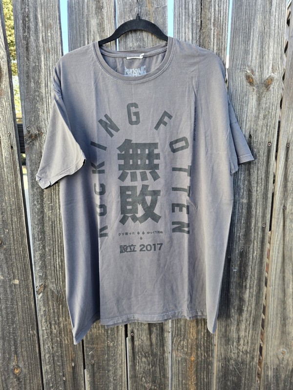 Rucking Fotten T Shirt S Gray Undefeated Kanji Japan Arch Arc Logo Tee 2017