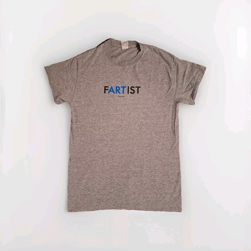 Gildan Ultra Cotton - Grey Artist Fartist 90% Cotton 10% Poly Tshirt Size Small gallery