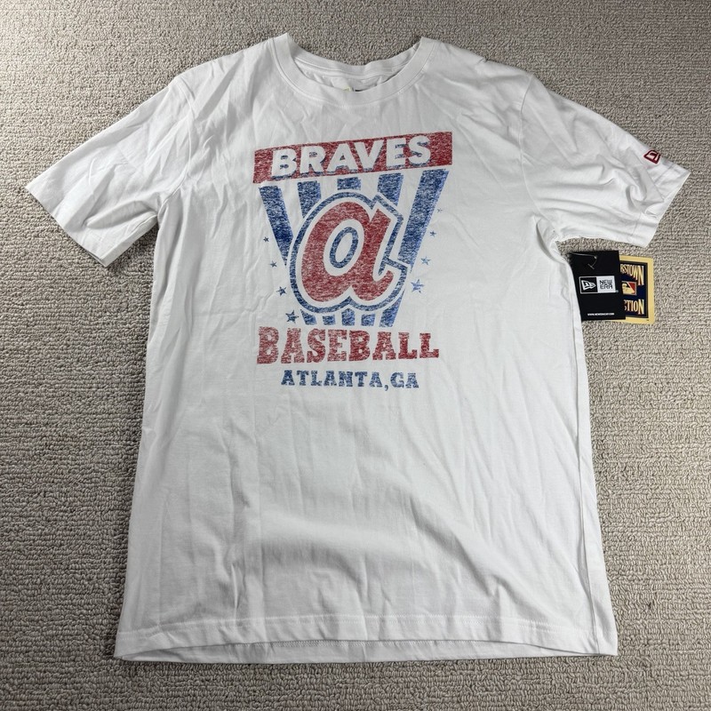 New Era Atlanta Braves City Connect Game Day T-Shirt White Men’s Size Medium
