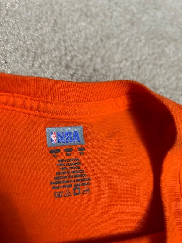 Vintage MAGIC JOHNSON T-Shirt WHEATIES Orange MEN'S Lakers LARGE vintage rare gallery