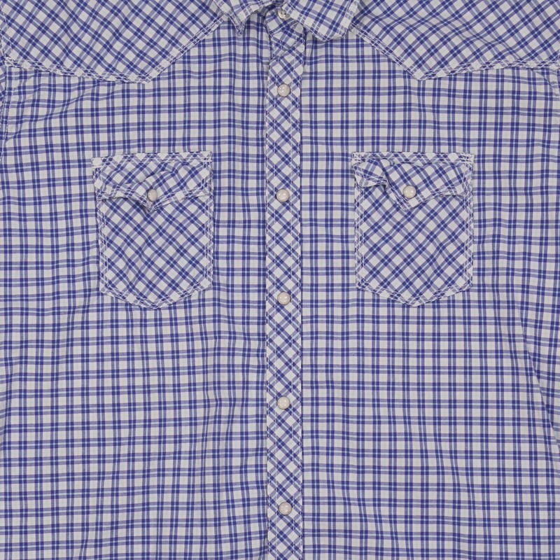 WRANGLER 20X COMPETITION Men's Shirt Long Sleeve . Size: XXL. Multicolor plaid gallery