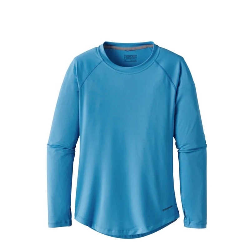 Patagonia Men’s Long Sleeve Blue Spandex Jersey Shirt Sz L