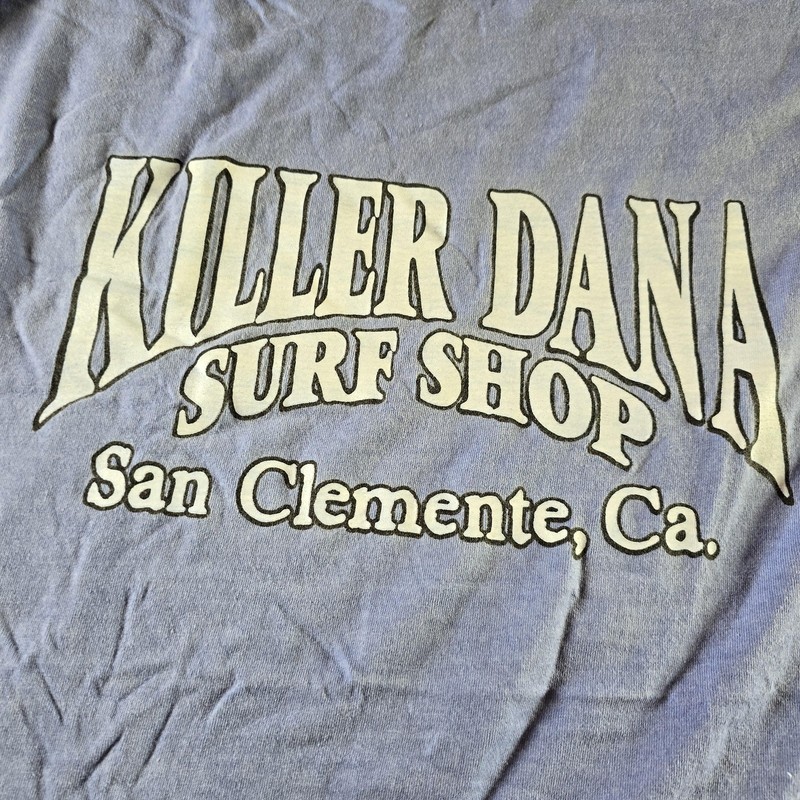 Killer Dana Surf Shop Shirt Mens 2XL Blue Yesterdays Sportswear Long Sleeve gallery