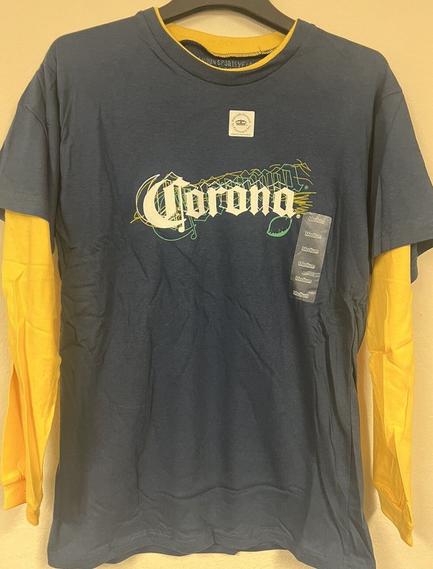 Corona Extra Long Sleeves Men’s Shirt – Officially Licensed – Brand New