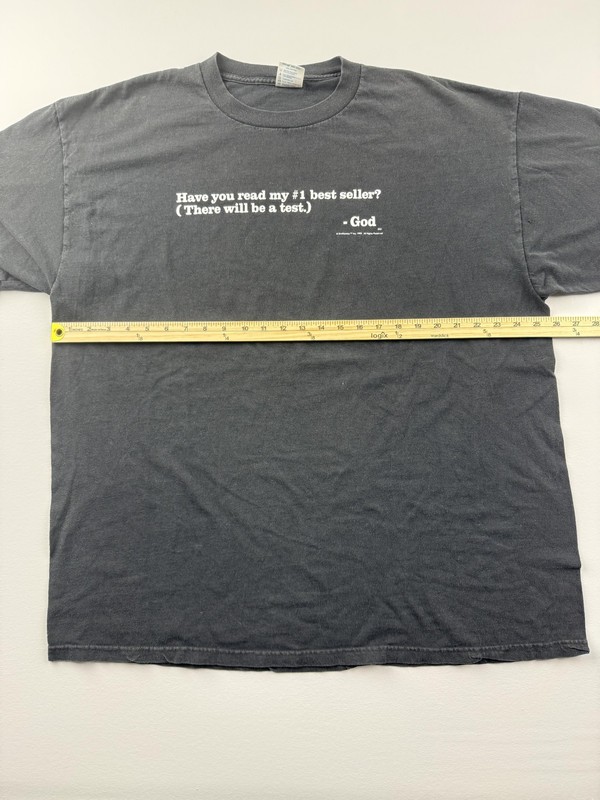 Vintage 1999 Delta Shirt Mens 2XL Black GodSpeaks Best Seller Tee Christian gallery
