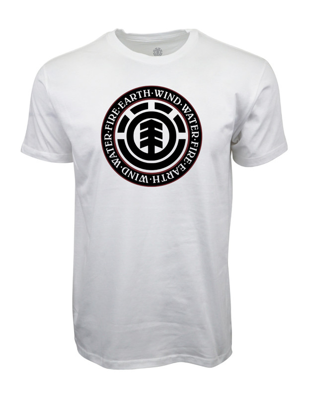 ELEMENT SKATE CO MENS EARTH WIND FIRE WATHER GRAPHIC T SHIRT