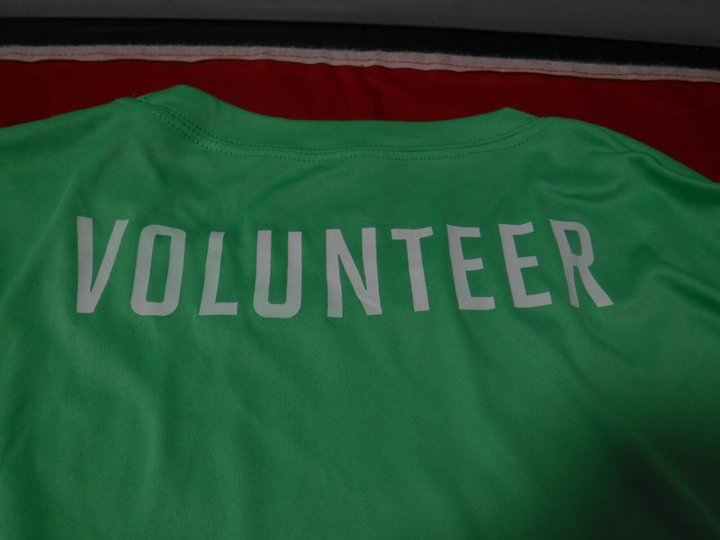 FC6 Viewsport Neon lime green Little Debbie Ironman Volunteer Shirt Sz Lg gallery