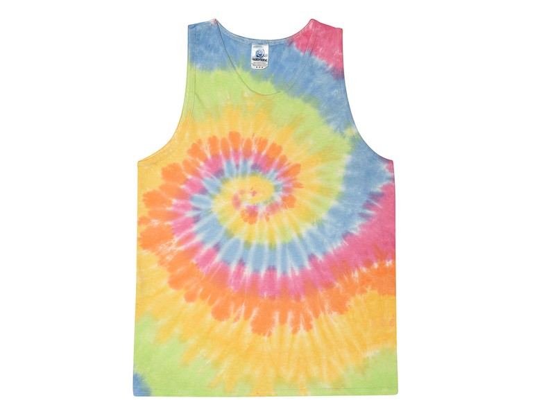 Multi-Color Tie Dye Tank Tops Sleeveless T-Shirts Adult S to XXXL Cotton gallery
