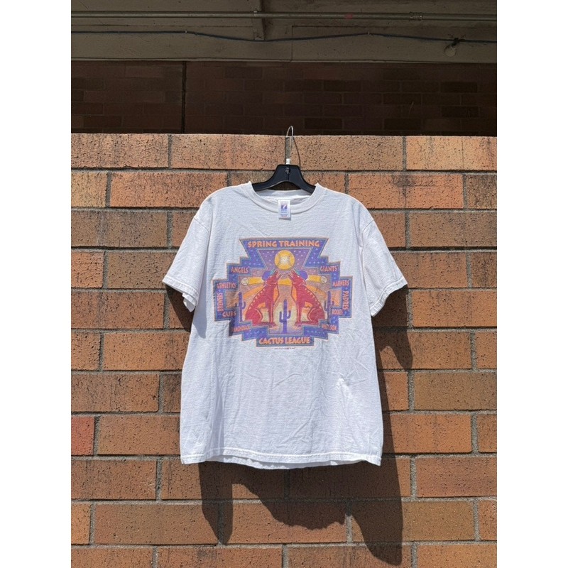 Size M - 1999 MLB Spring Training Cactus League 90s Vintage Logo 7 Tee Shirt gallery