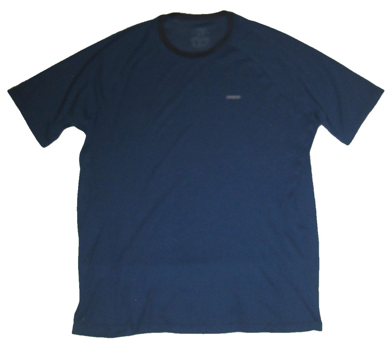 Men's PATAGONIA Blue Performance Breathable Quick-Dry Casual Athletic T-Shirt XL gallery