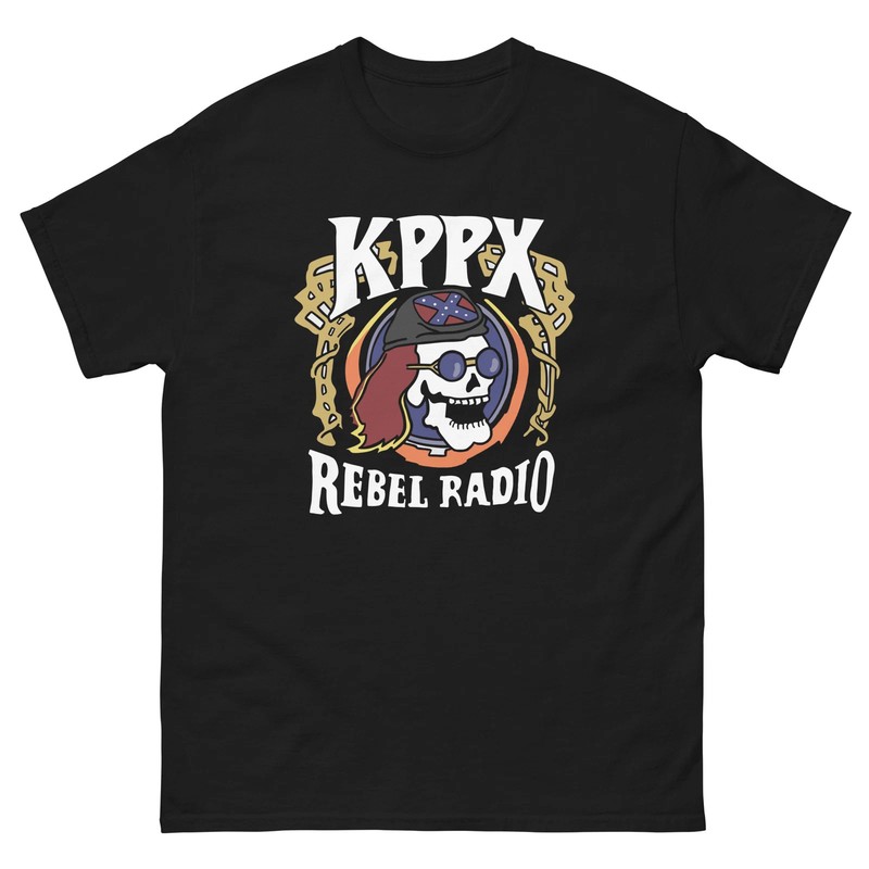KPPX Rebel Radio Graphic Tee Shirt Unisex classic tee