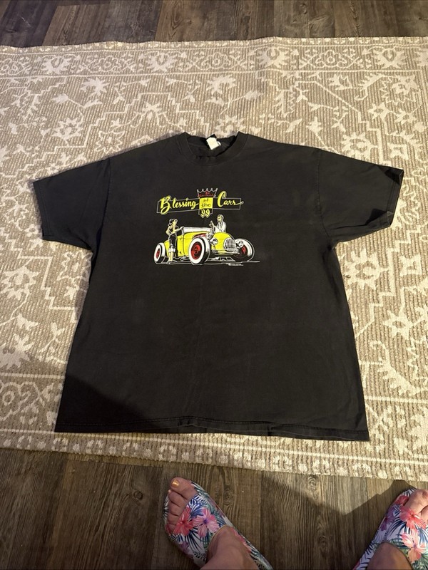 Cool Vintage 6th Annual Blessing Of The cars 99 Lucky B Apparel Xl To Xxl