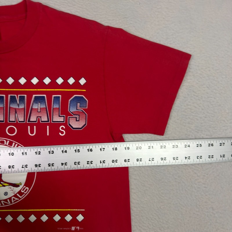 Vintage St. Louis Cardinals Shirt Mens S Graphic Single Stitch Sportswear 90s gallery