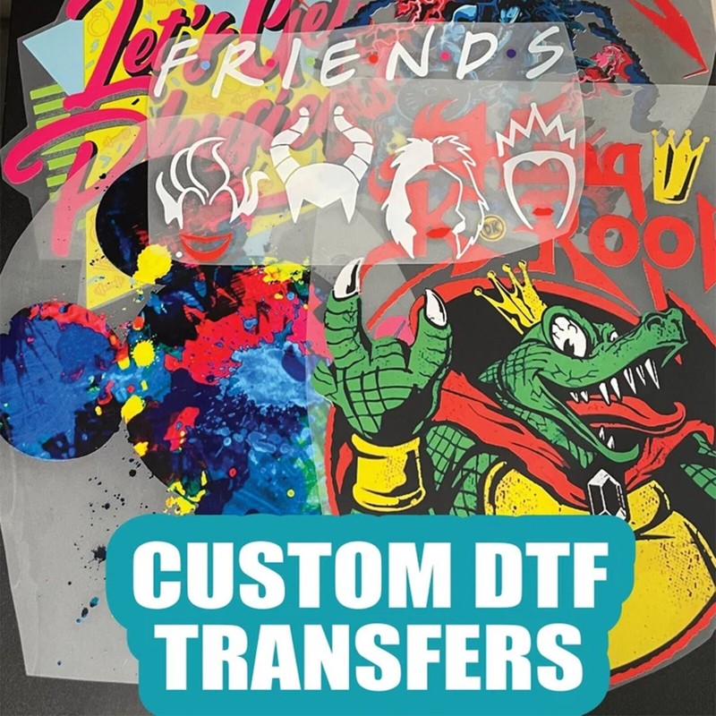 Custom Iron On Heat Transfers Personalised DIY T-shirt Ready Apply DTF Wholesale gallery
