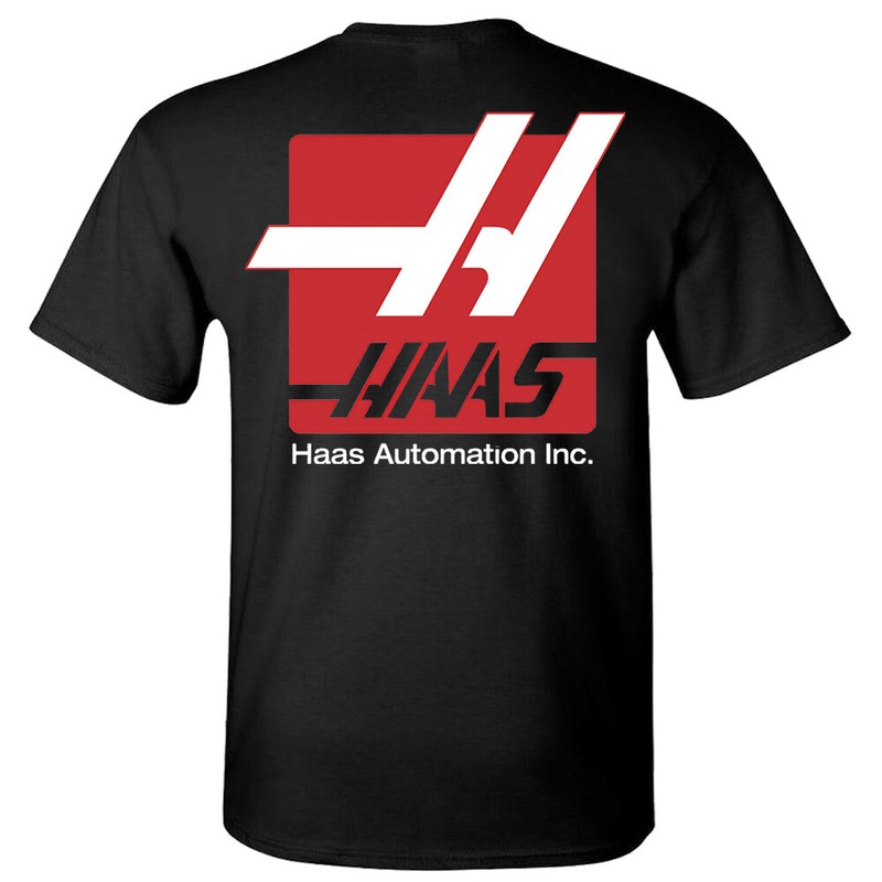 HAAS Automation Machine Logo Men's Black T-Shirt Size S to 5XL gallery