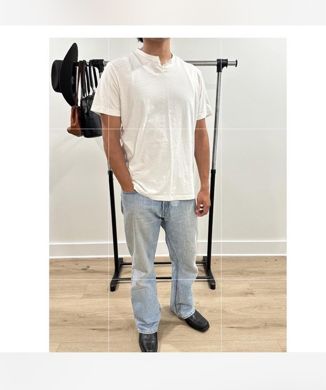 Colors Organic Collection Men’s White Solid Cotton Jersey Henley Tee Size L