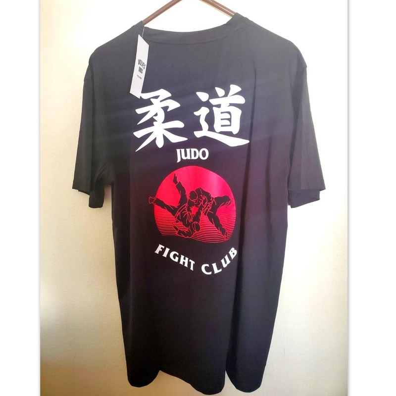 NWT Judo Men’s size 2XL Black Tee Shirt Martial Arts Japanese Symbol Japan NEW