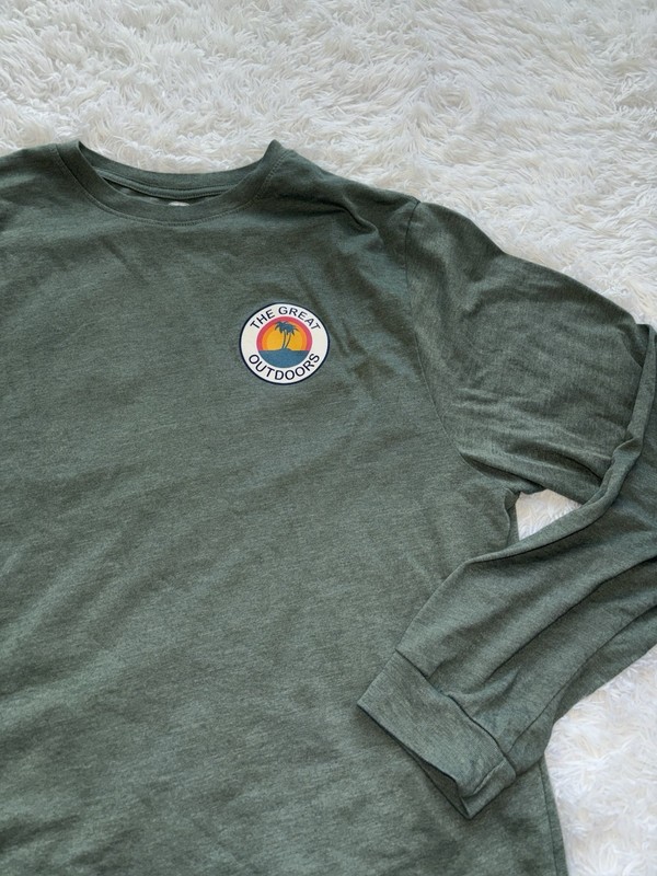 Home Free Men’s Sz. 2XL Green “ Great outdoors Florida” Long Slv Tee gallery