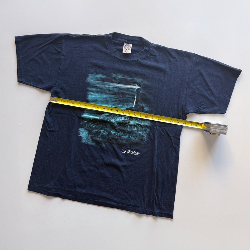 Vintage 1990s Lighthouse Tee Size XL | Michican, Nature, Ocean, Beach, Y2K, 90s gallery