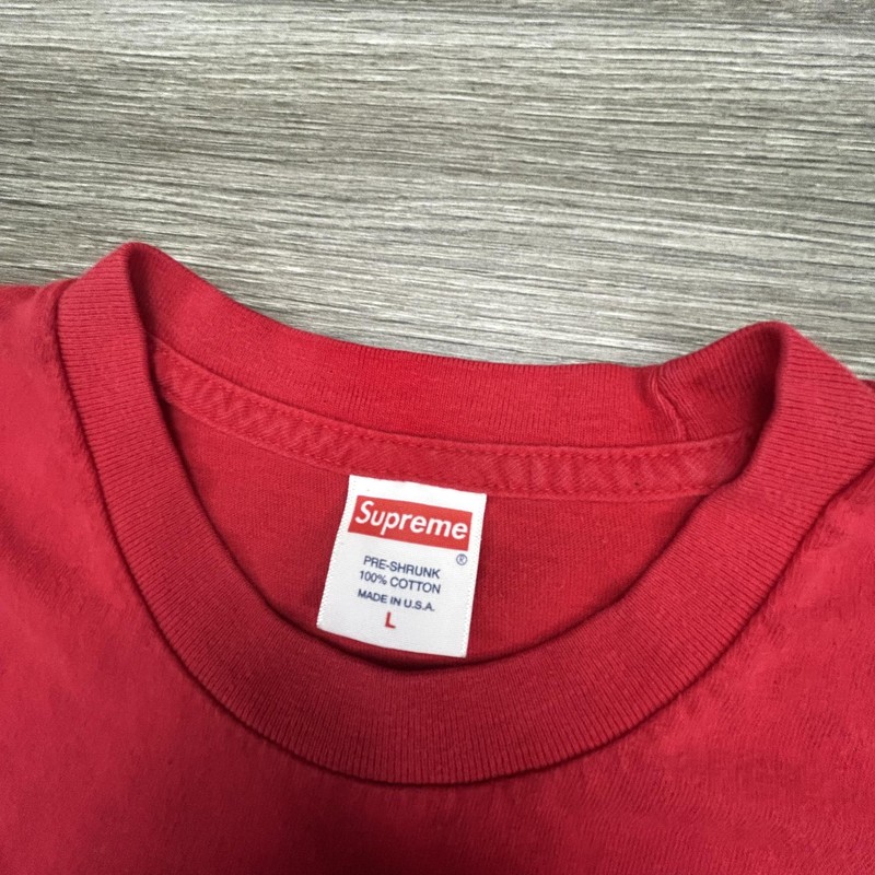 Supreme Shirt Mens Large Red New York Headline Tee Pouvoir Au Peuple SS19 USA gallery