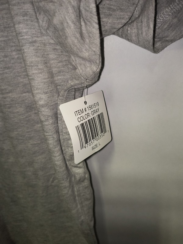 Hurley T Shirt Mens L Grey Surfing Skating Outdoors Basic Casual Classic NWT gallery