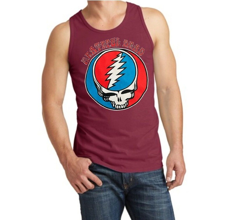 Grateful Dead Rock Band Men's Tank Tops (Multiple Variations) gallery