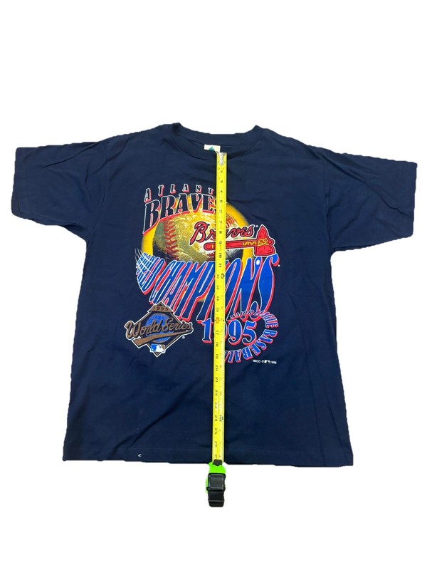 Vtg 1995 Atlanta Braves World Series Tour Champs T-Shirt XL MLB gallery