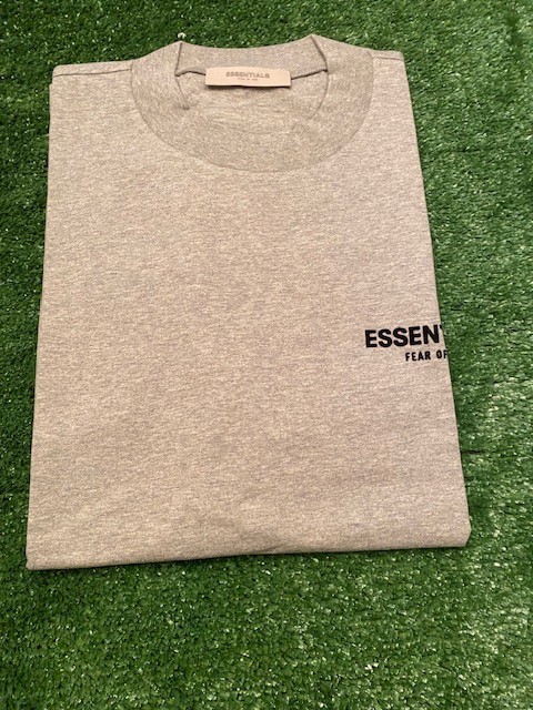 Fear of God Essentials Light Oatmeal T-Shirt Size Large