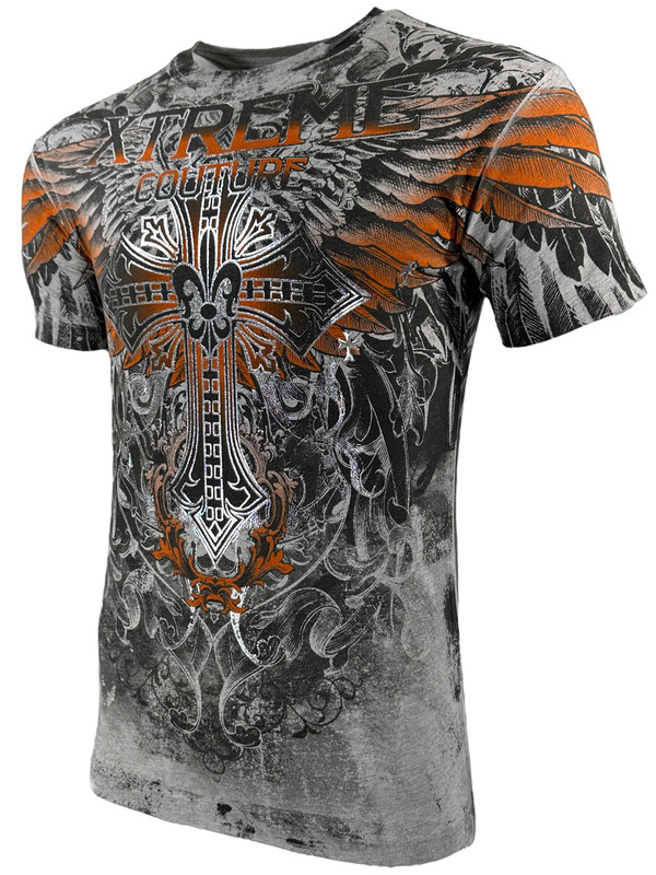 Xtreme Couture By Affliction Men’s T-shirt Faith & Glory Wings Cross S-5XL