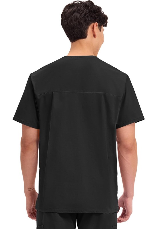 Men's V-Neck Top Traditional fit with 4 Pockets Ultra Soft Durable Fade Resis... gallery