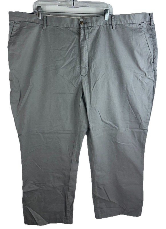 NWT Polo Ralph Lauren 50x27 Soft Gray Flat Front Polo Chino Cotton Twill $84.99 gallery