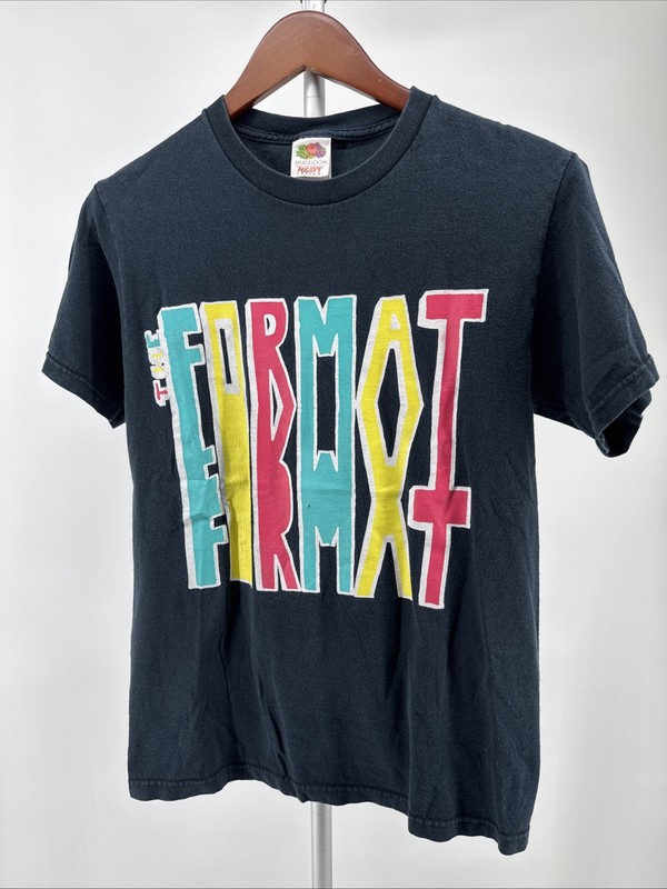RARE Myspace Era Vintage Y2K The Format Band Tee 00s Rock Indie pop Size Small