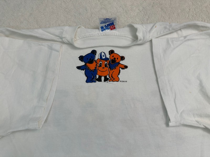 Vintage 1990s Grateful Dead Syracuse University Orangemen Dancing Bear T-Shirt L gallery