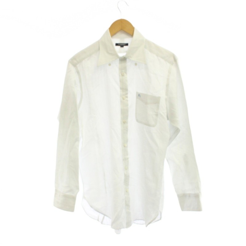 Burberry London White Long Sleeve Button Down Shirt Size L