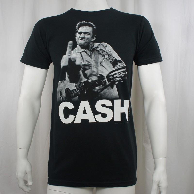 Authentic Jim Marshall Photo JOHNNY CASH The Bird Finger T-Shirt S-XXL NEW