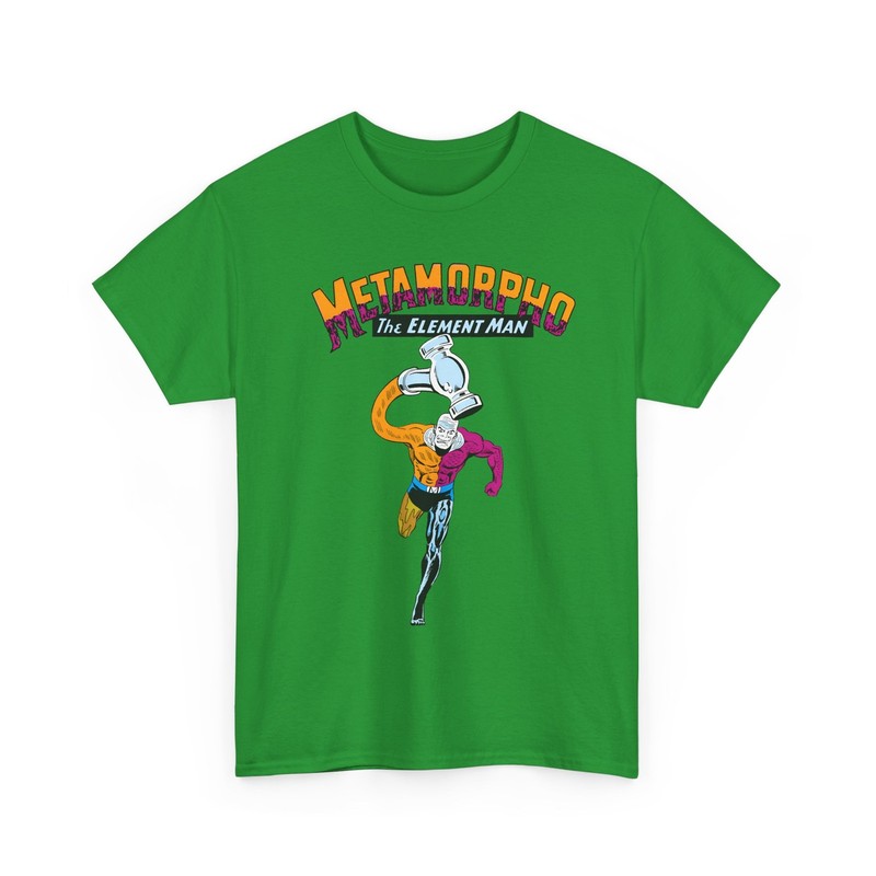 Metamorpho T-Shirt DC Comics Jim Aparo Art Outsiders Member Vintage-Style Tee
