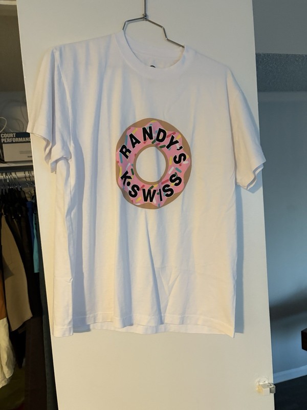 Randy’s Donuts x K-Swiss Collaboration T-Shirt – Limited Style Large