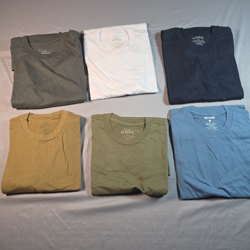 True Classic Crew Neck (6 pack) small
