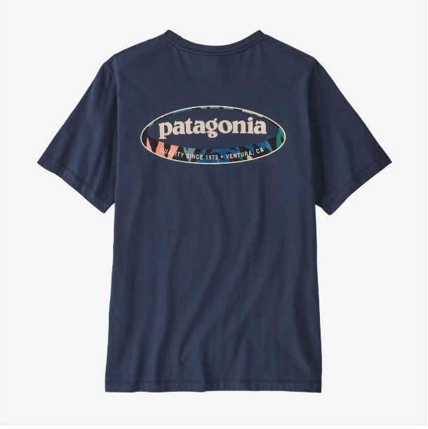 Patagonia Mens 95 Oval Logo T-Shirt 2026 Brand New Authentic Free Shipping