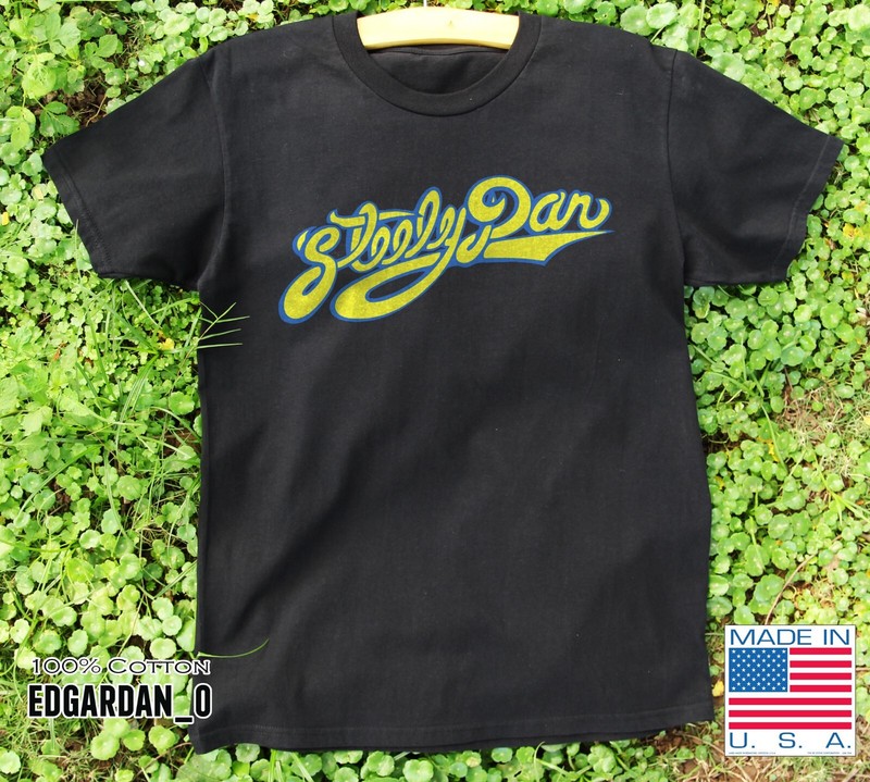 Steely Dan Logo Rock Black Unisex T-shirt S-5XL