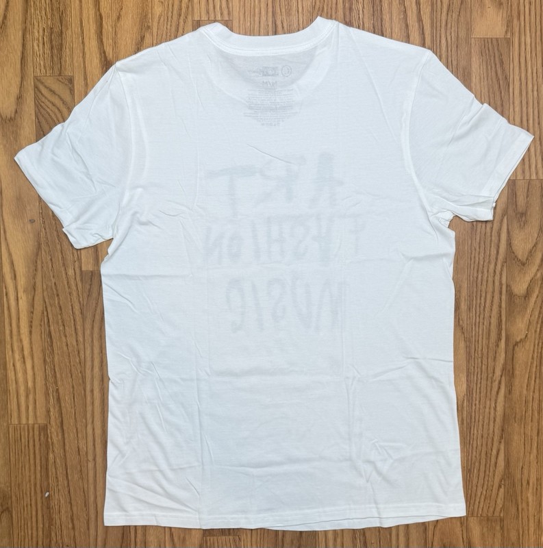 Copy Writes Art Fashion Music White T-Shirt Size Medium gallery